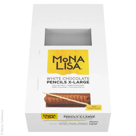 White X-Large Chocolate Pencils
